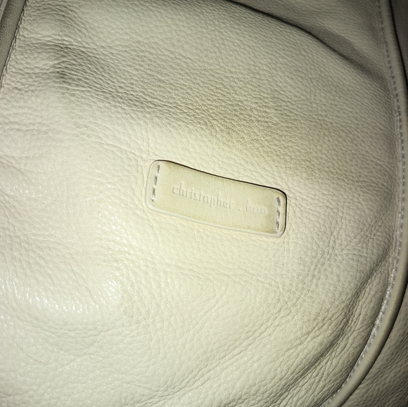 Christopher Kon Alanna Cream Colored Hobo Leather Bag - Picture 13 of 16